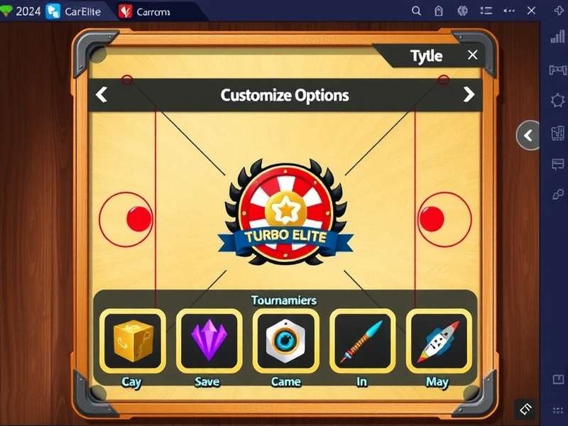 Carrom Turbo Elite Gameplay Screenshot