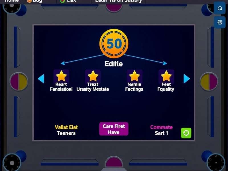 Carrom Turbo Elite Game Interface